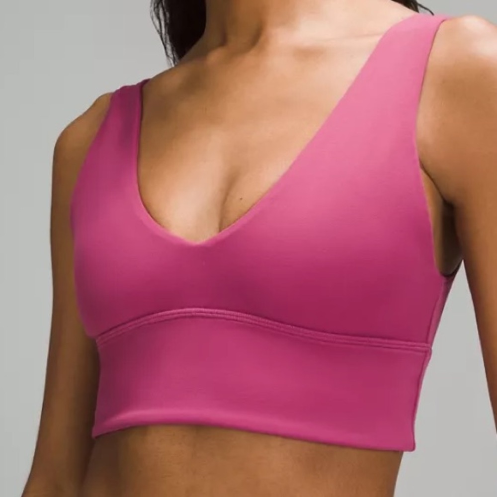 lululemon Align V-Neck Bra Light Support, A/B Cup Washed Mauve